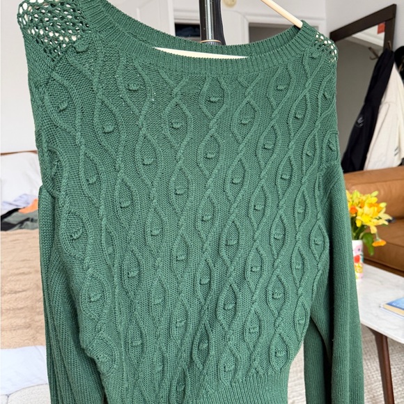 Tularosa Forest Green Knit Top - Picture 3 of 7